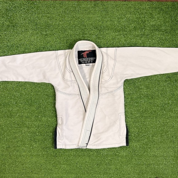 Youth Gi Top Jacket BJJ Taekwondo Uniform Kids Size M00 Team Tooke  Ju-jitsu - Picture 1 of 6